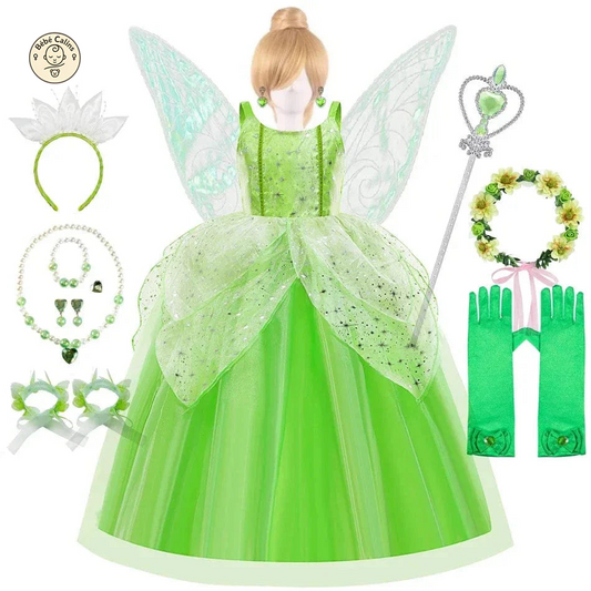 Déguisement fée Princesse Verte pour Enfant