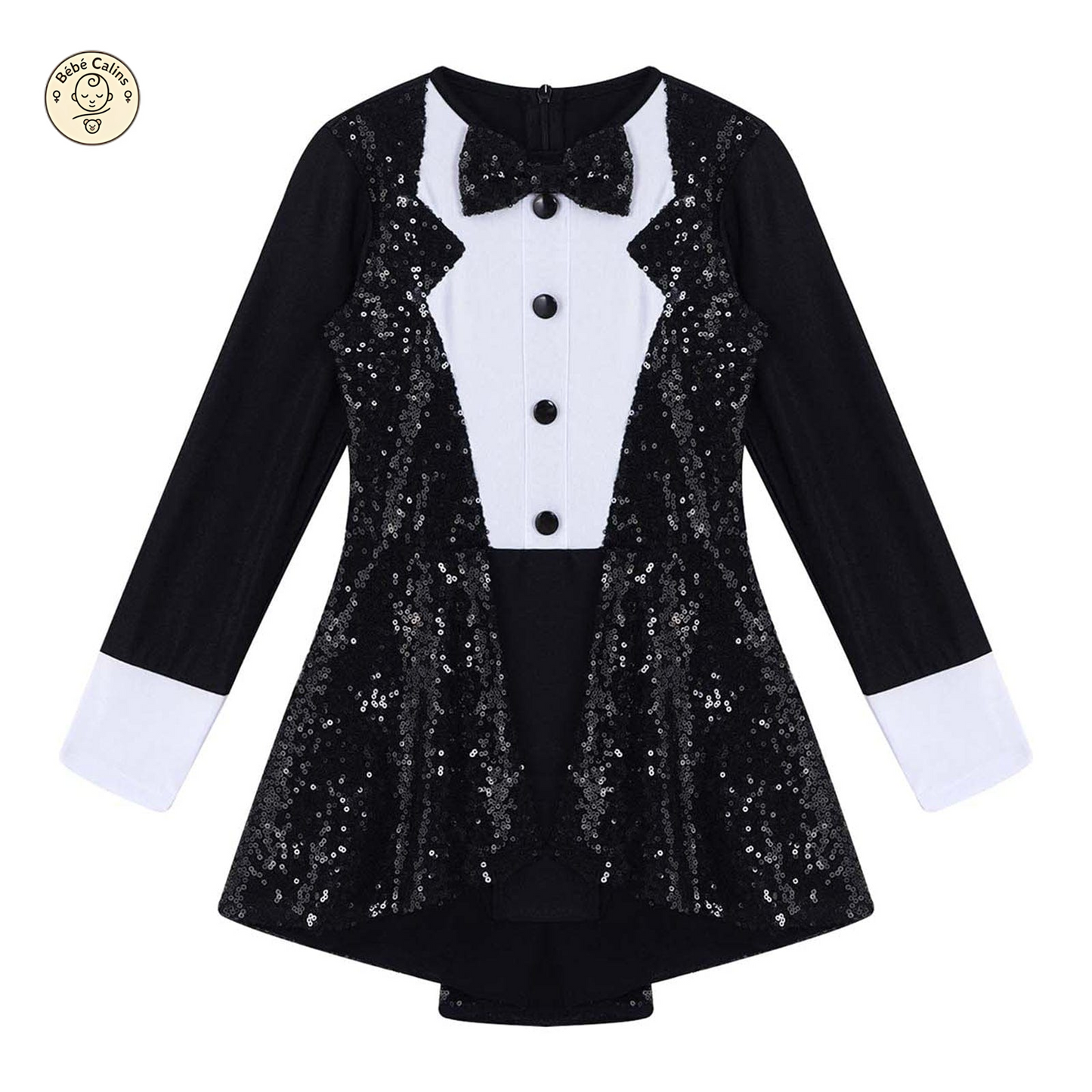 Déguisement de magicien Fille avec Paillettes Élégantes