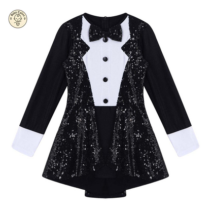 Déguisement de magicien Fille avec Paillettes Élégantes