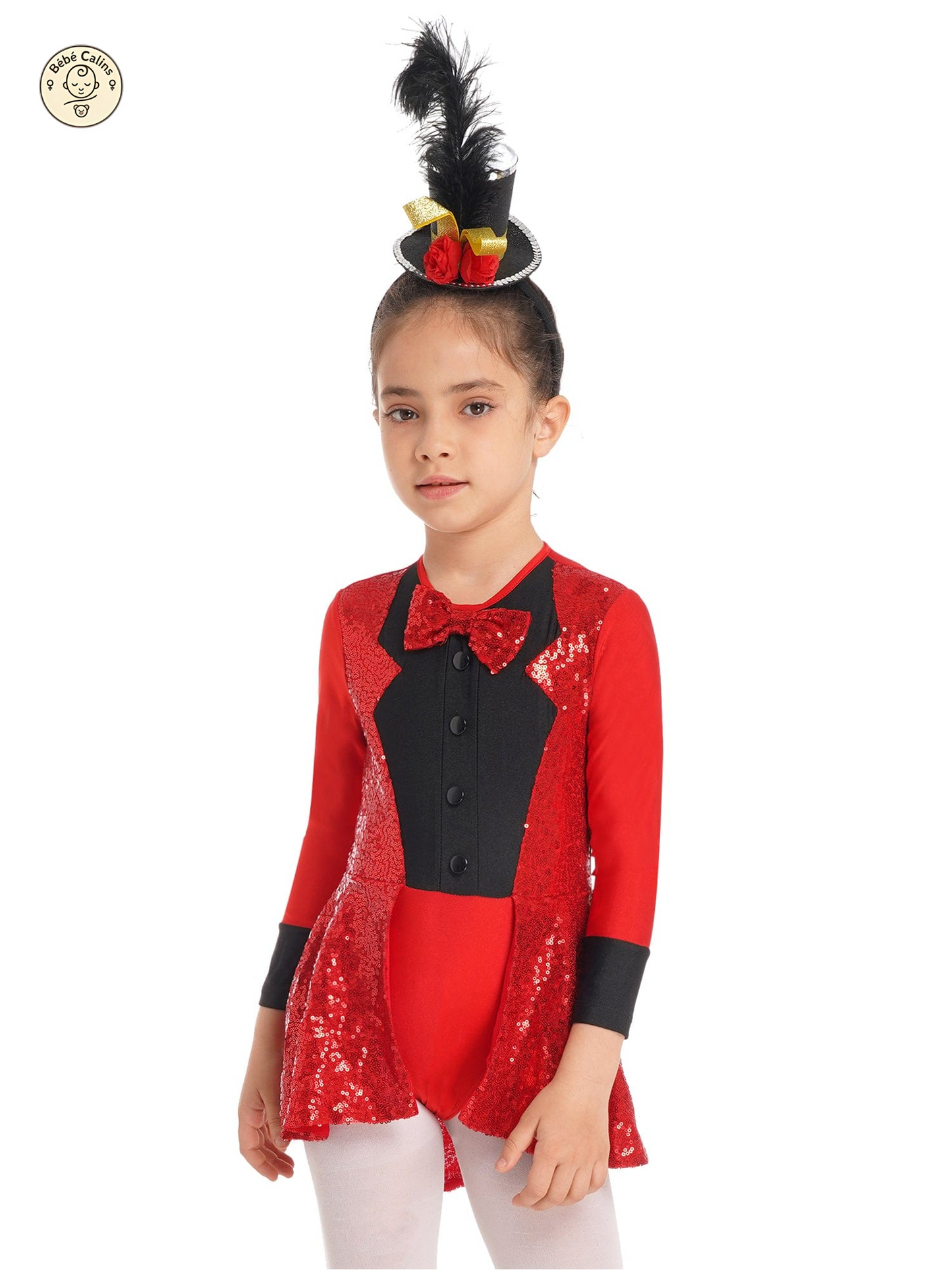 Déguisement de magicien Fille avec Paillettes Élégantes