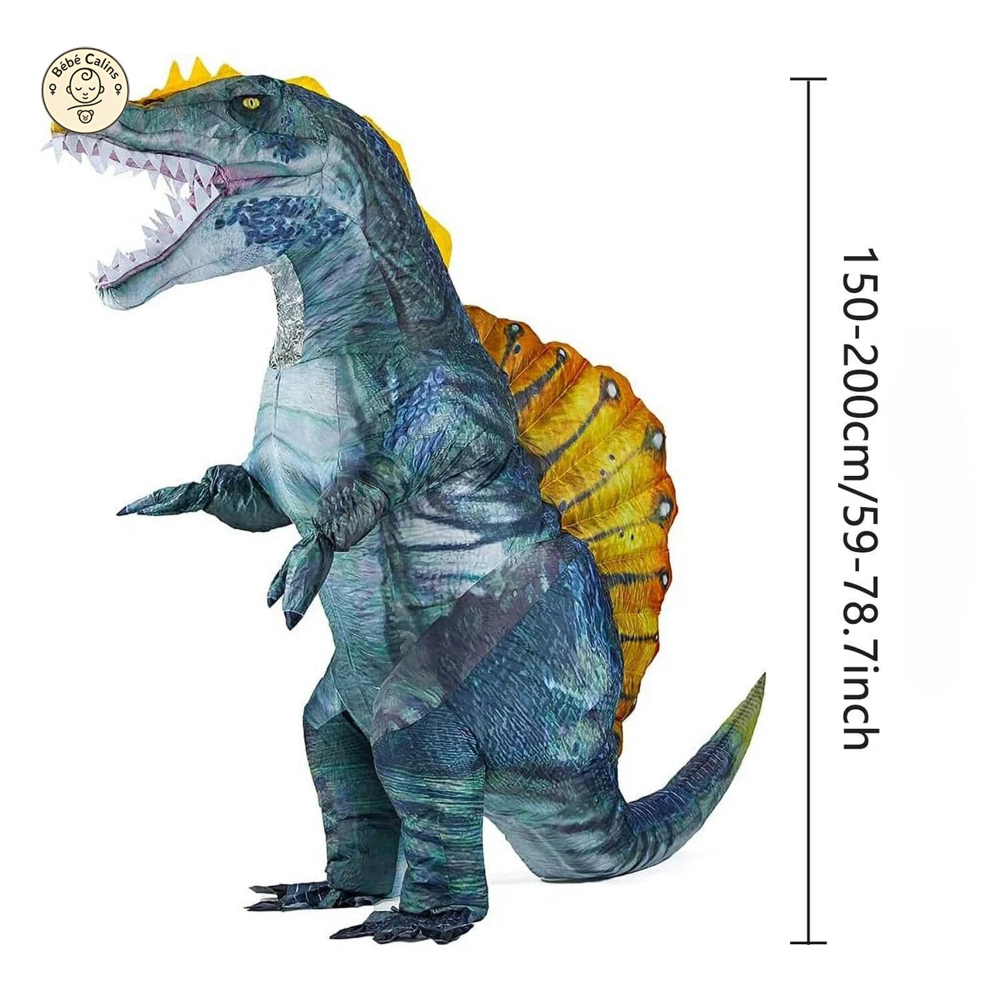 Déguisement dinosaure réaliste adulte