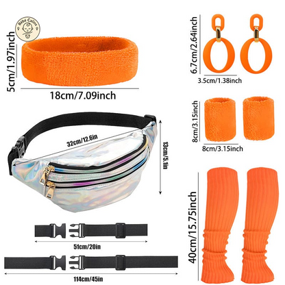 Déguisement année 80 accessoires pour femme