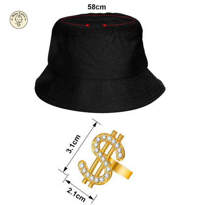 Déguisement année 80 accessoires money king