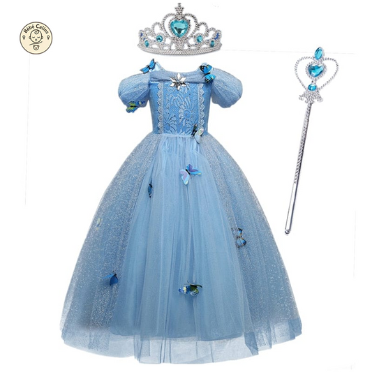 Déguisement princesse carnaval 4 à 10 ans