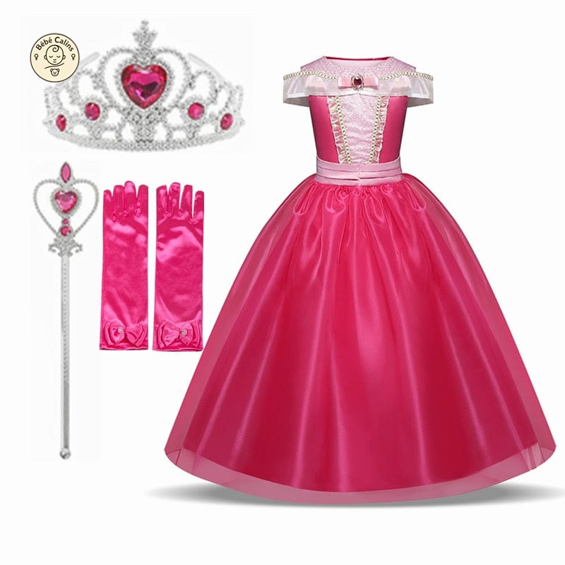 Déguisement princesse carnaval 4 à 10 ans