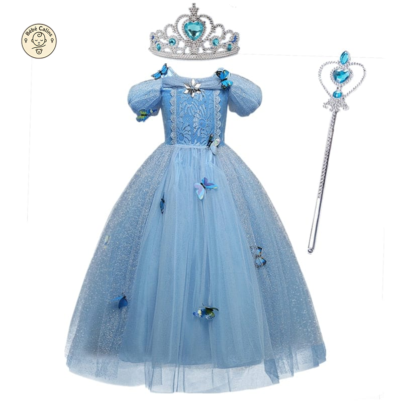 Déguisement princesse carnaval 4 à 10 ans