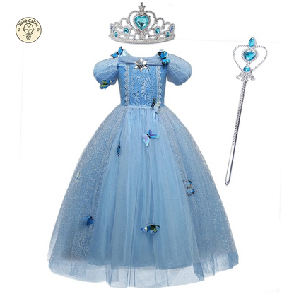 Déguisement princesse carnaval 4 à 10 ans
