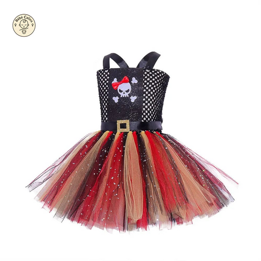 Déguisement robe pirate fillette halloween carnaval