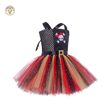 Déguisement robe pirate fillette halloween carnaval