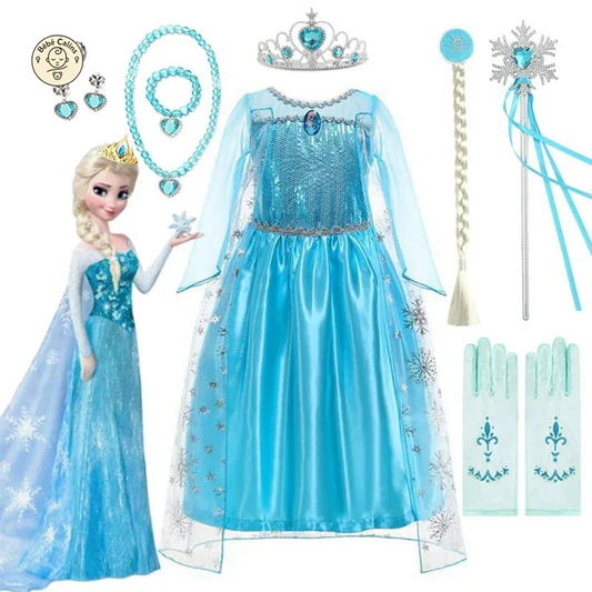 Déguisement Princesse Elsa Enfant Déguisement Bleu