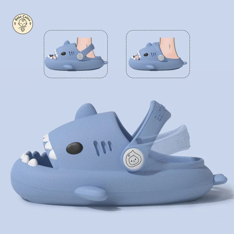 Sandales bébé garçon et filles souples requin