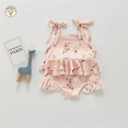 Maillot de bain bébé à imprimé floral