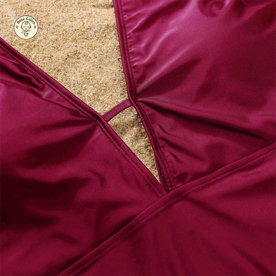 Maillot de bain assorti maman bébé fille bikini