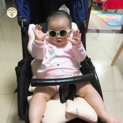 Lunettes de soleil bébé flexibles avec sangle UV400