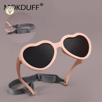 Lunettes de soleil bébé coeur 0-2 ans