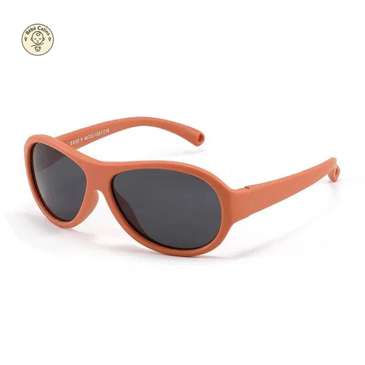 Lunettes de soleil bébé flexible avec sangle réglable 0-3 ans