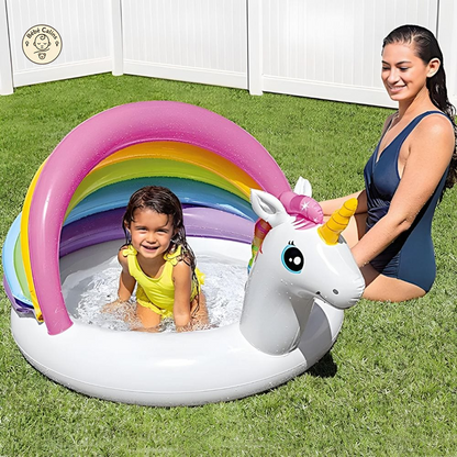 Piscine bébé et enfant gonflable licorne