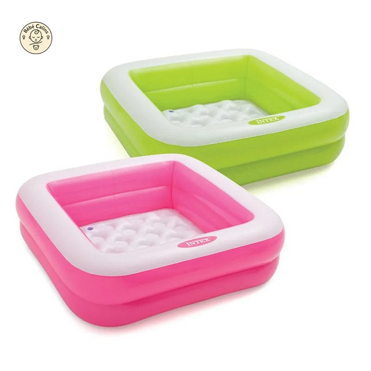 Piscine bébé et enfant gonflable carré confort