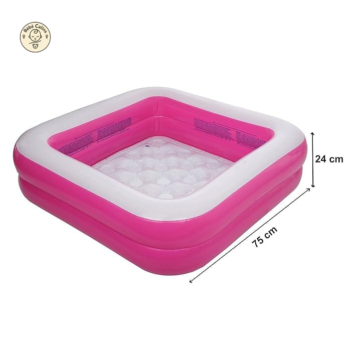 Piscine bébé et enfant gonflable carré confort