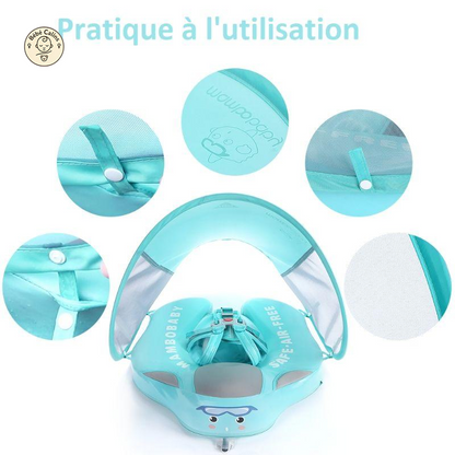 Bouée Bébé Flotteur avec Ombrelle