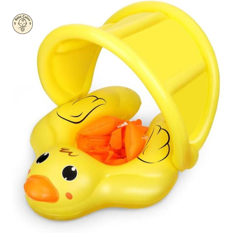 Bouée Bébé Canard Avec Pare-Soleil