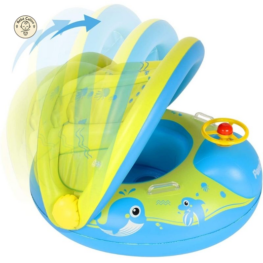 Bouée Bateau Bébé avec Parasol