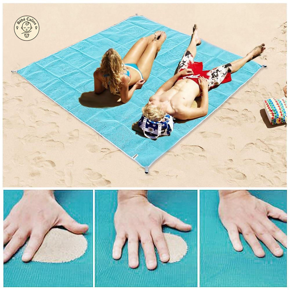 Grande serviette de<br>plage anti-sable