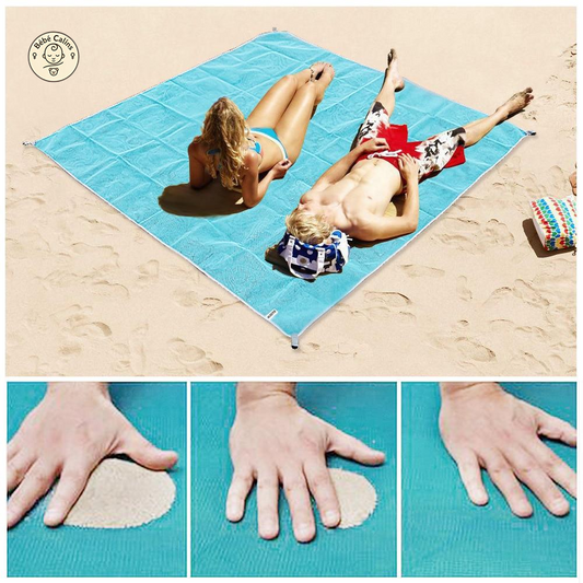 Grande serviette de<br>plage anti-sable