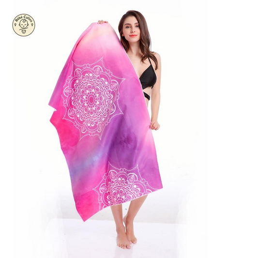 Grande serviette<br>de plage transcendante