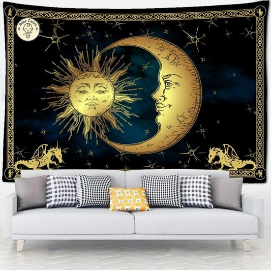 Grande serviette<Br>de plage astrale