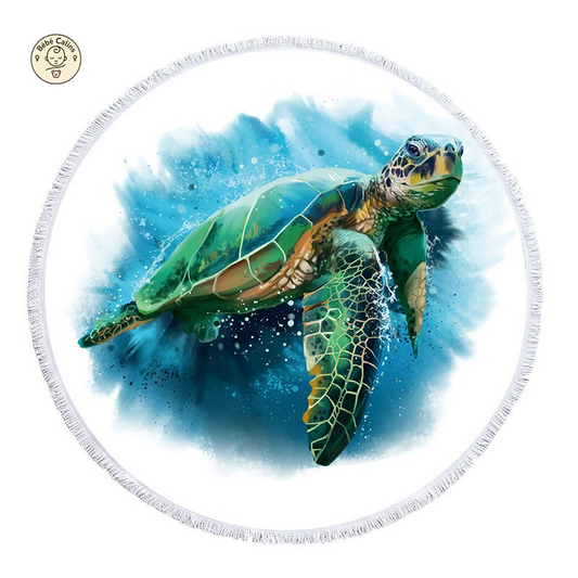 Serviette de Plage Tortue Ronde - Rêve