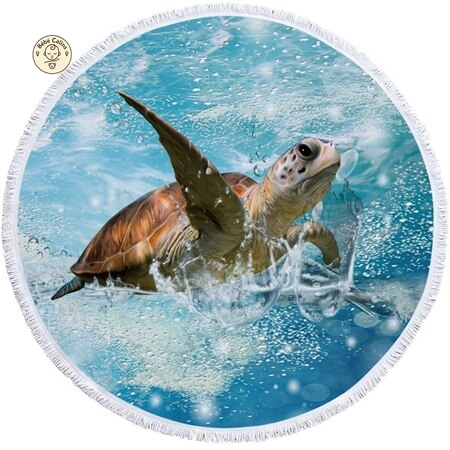 Serviette de Plage Tortue Ronde - Sprint