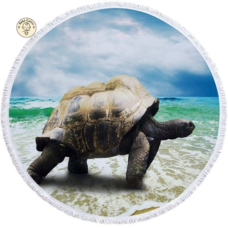 Serviette de Plage Tortue Ronde - Galapagos