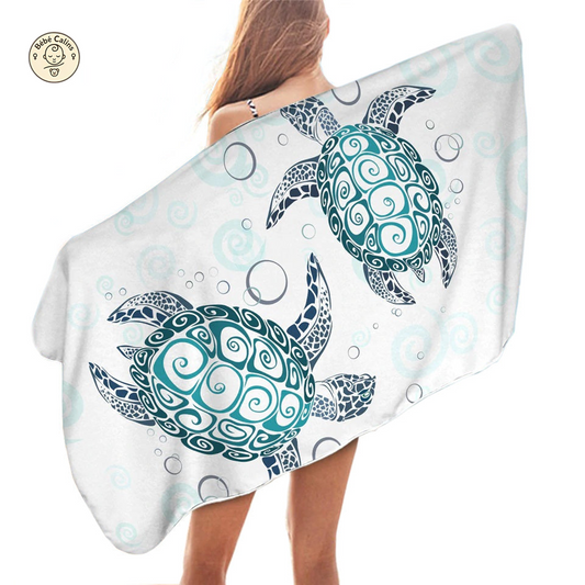 Serviette de Plage Tortue - Tourbillon
