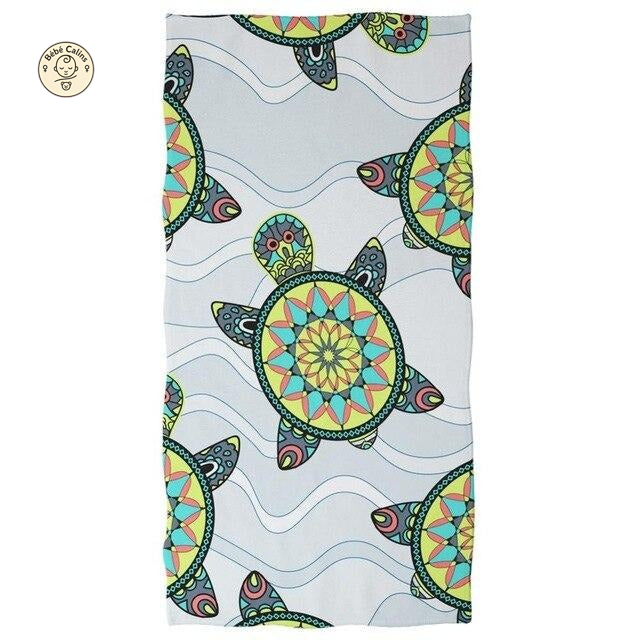 Serviette de plage Tortue - Rosace