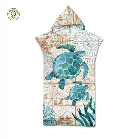 Serviette de Plage Tortue - Poncho