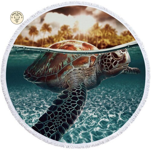 Serviette de Plage Tortue - Caouanne