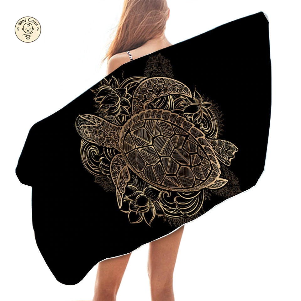 Serviette de Plage Tortue - Artistique