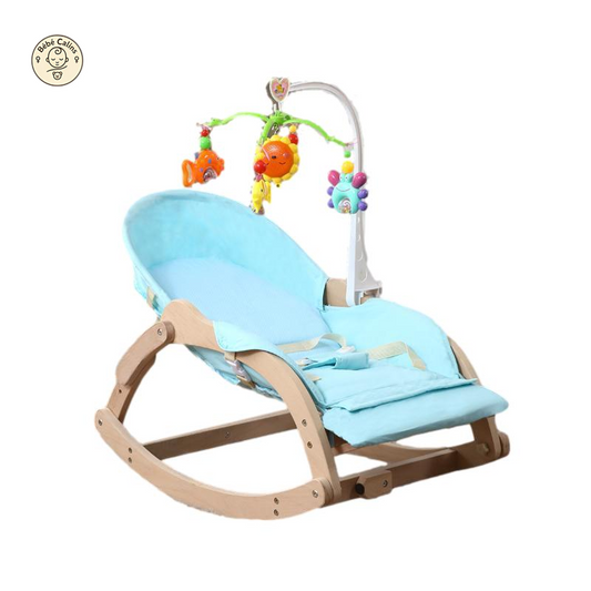 ECOWOOD - Balancelle Bébé Pliable en Bois | Bébé Calins