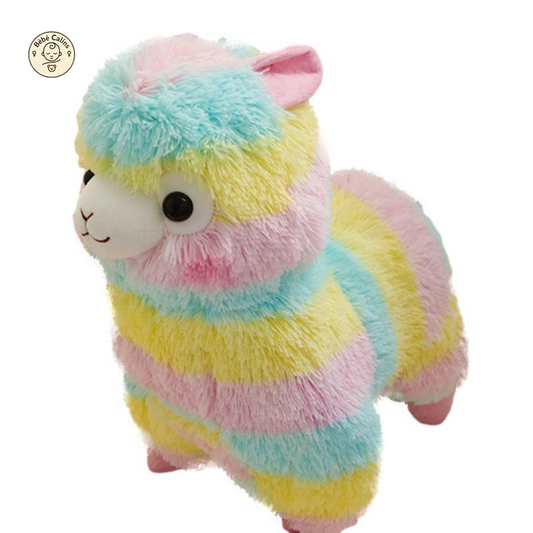 Peluche Alpaga Rainbow | Bébé Calins