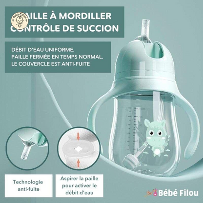 Biberon Paille 2 en 1 | Bébé Calins