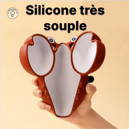 Assiette Silicone Bébé Crabe | Bébé Calins
