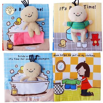 Livre d'Éveil en Tissu | Bébé Calins
