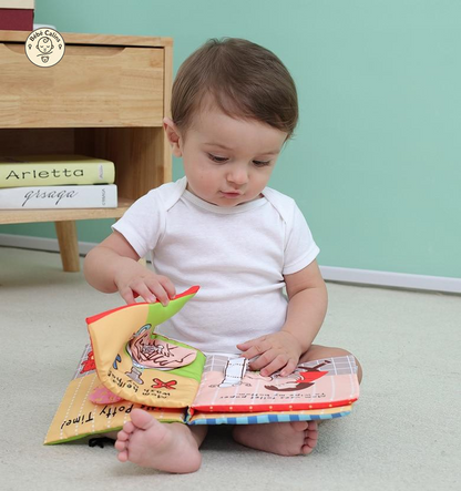 Livre d'Éveil en Tissu | Bébé Calins