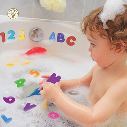 Fun set de 36 lettres et chiffres en mousse pour le bain | Bébé Calins